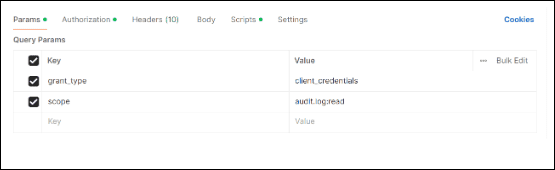 celonis api troubleshooting request params